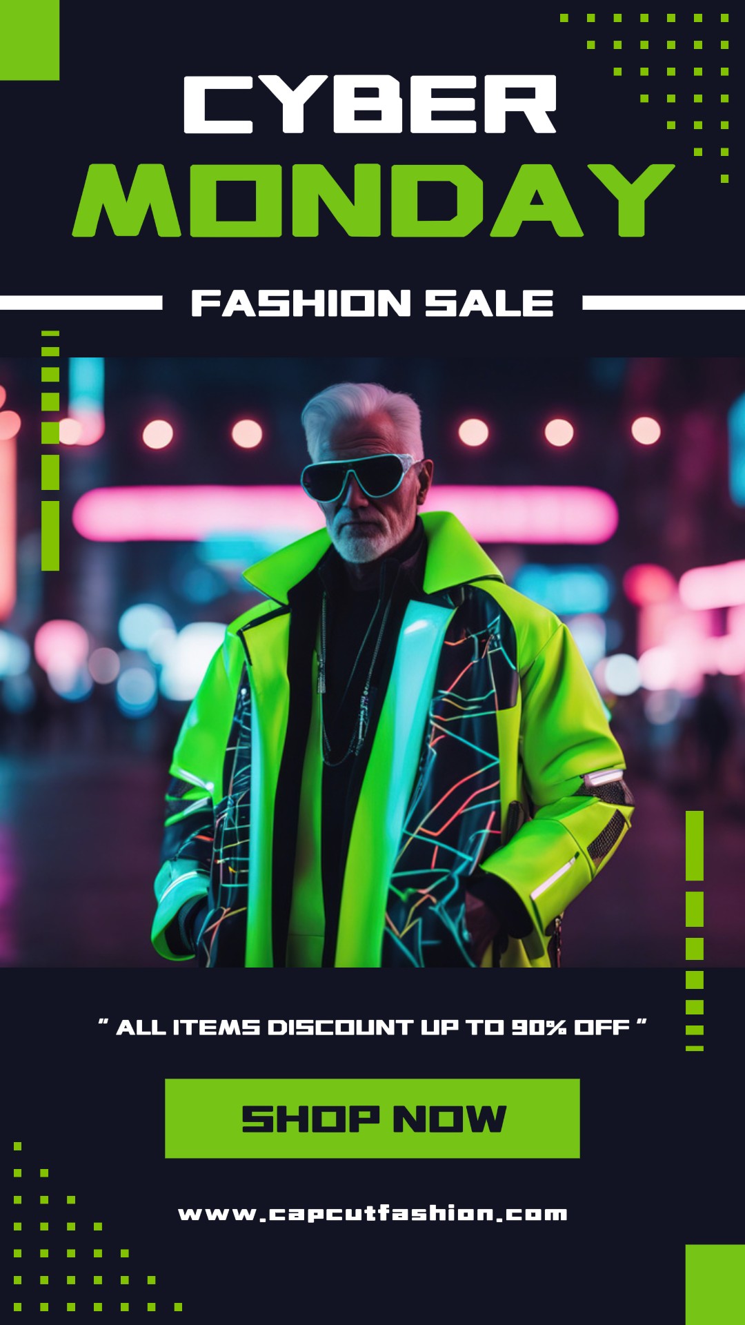 Cyber Monday Fashion Sale For Instagram Story