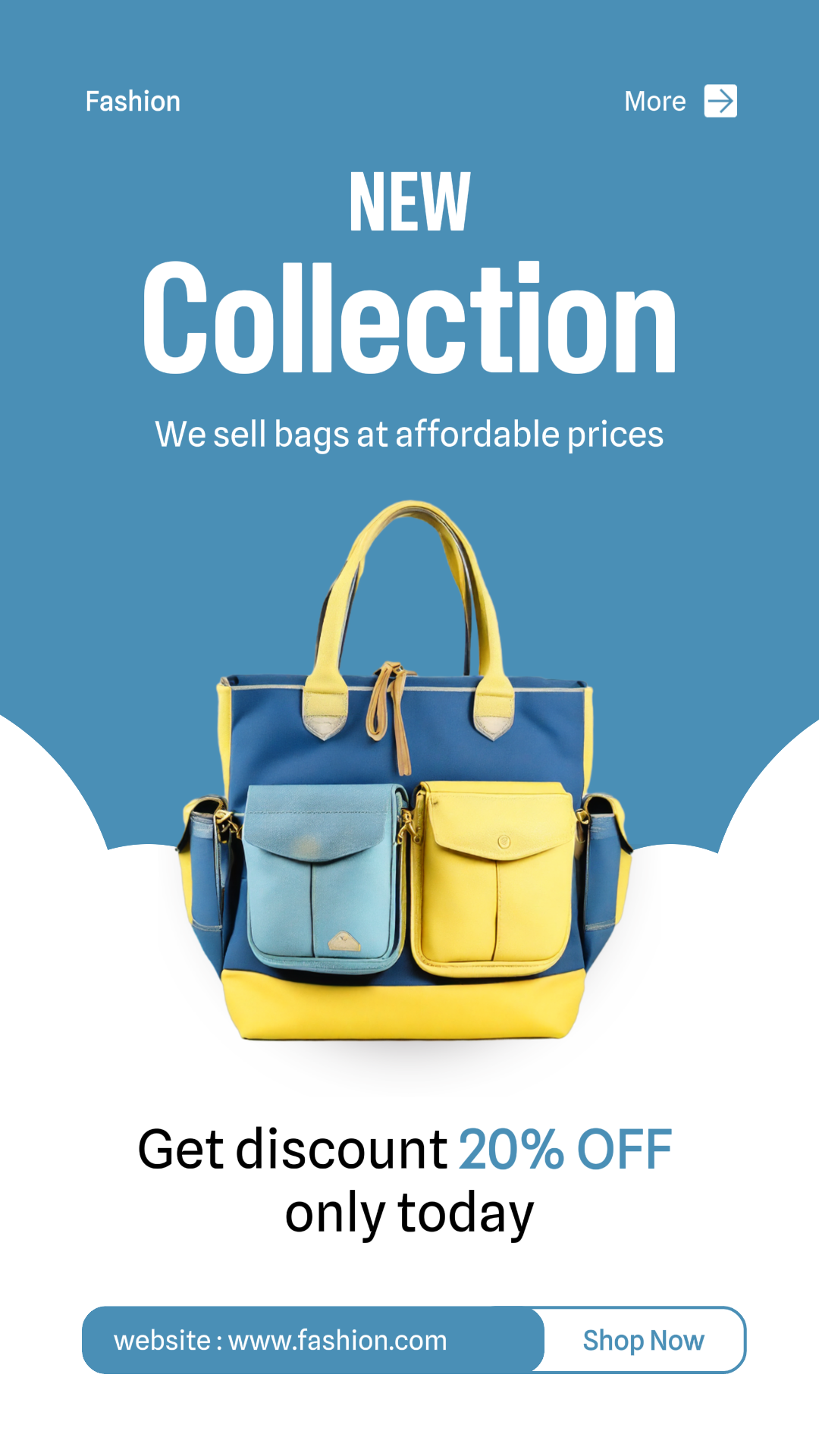 Nova história da bolsa de coleção no Instagram