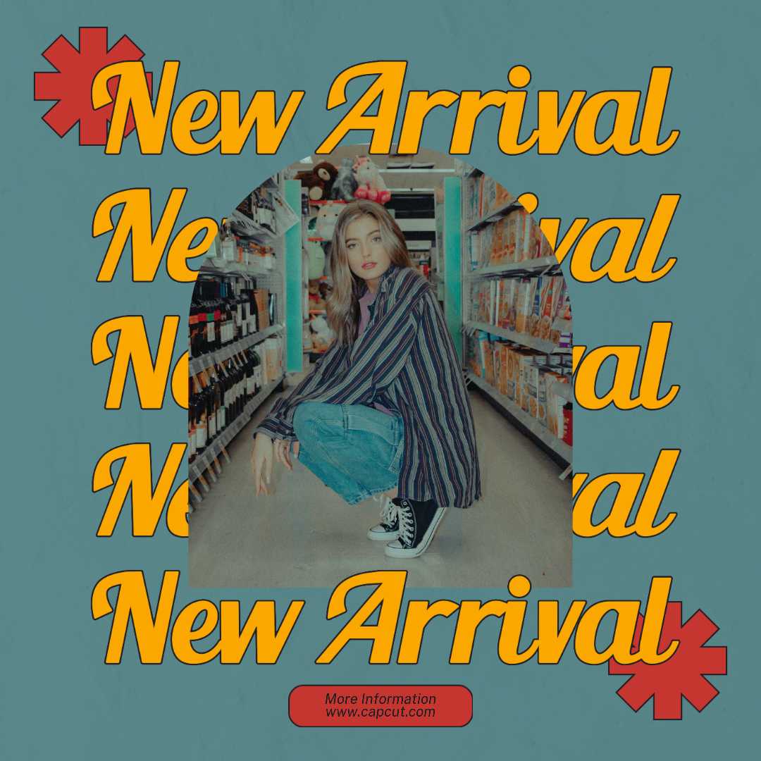 Retro New Arrival Fashion Instagram Post