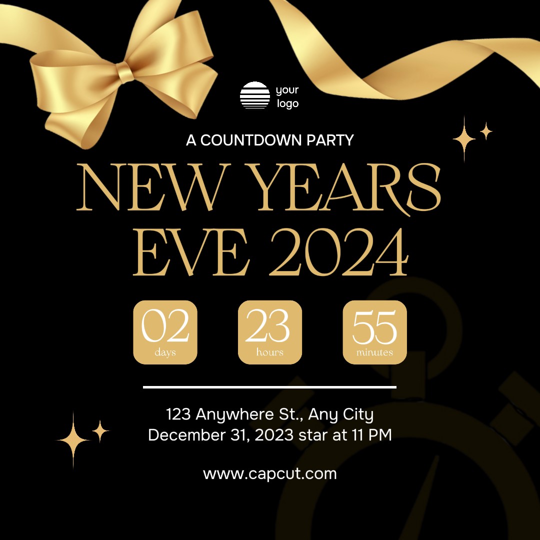 Countdown New Years Party fot Instagram Feed