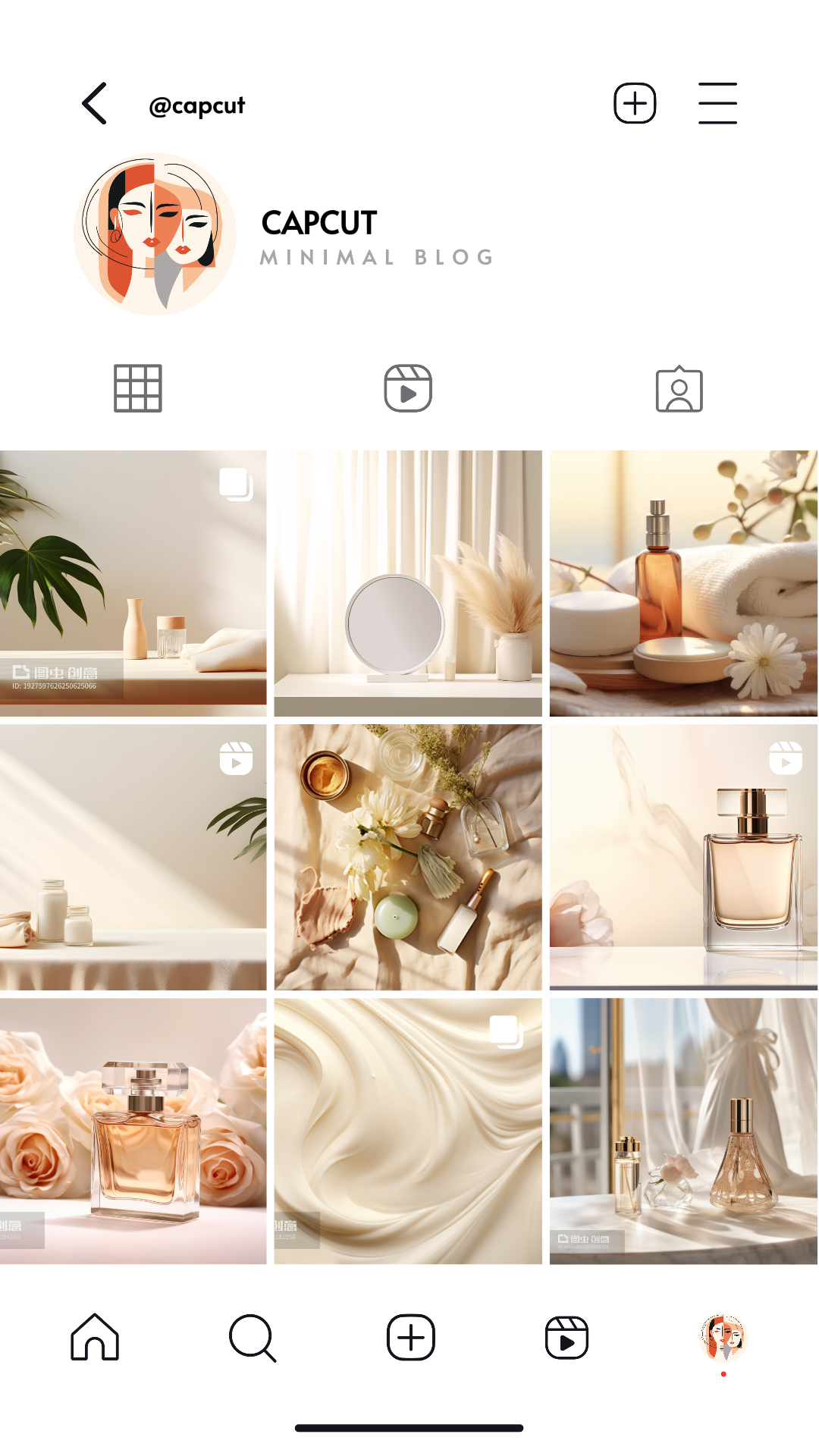 Beauty Care - Mockup do Feed do Instagram