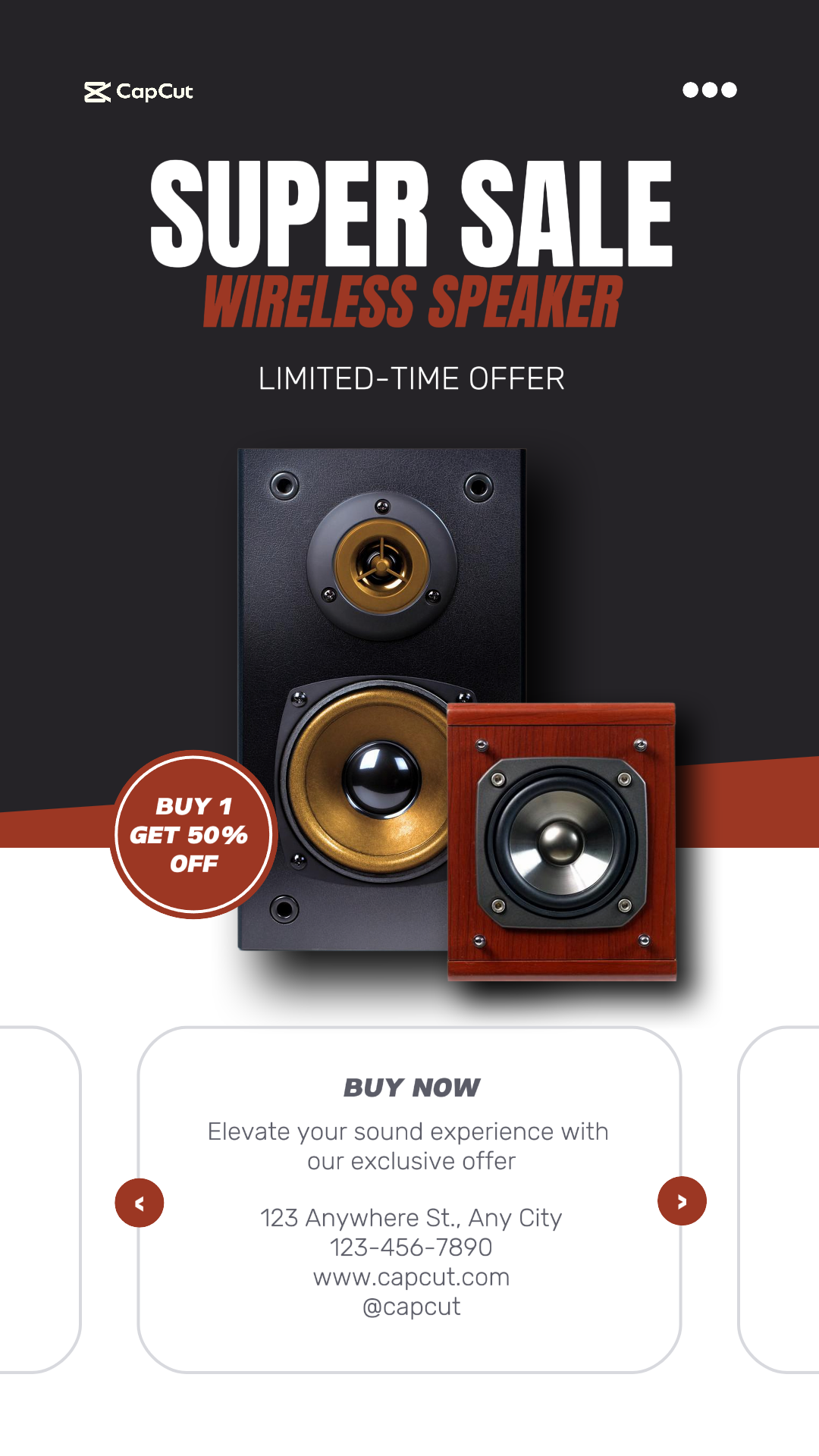 Venta De Altavoces Electrónicos Historia De Instagram