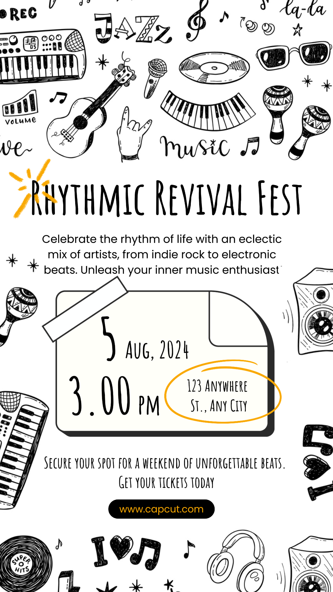 Entertainment Music Festival Instagram Story