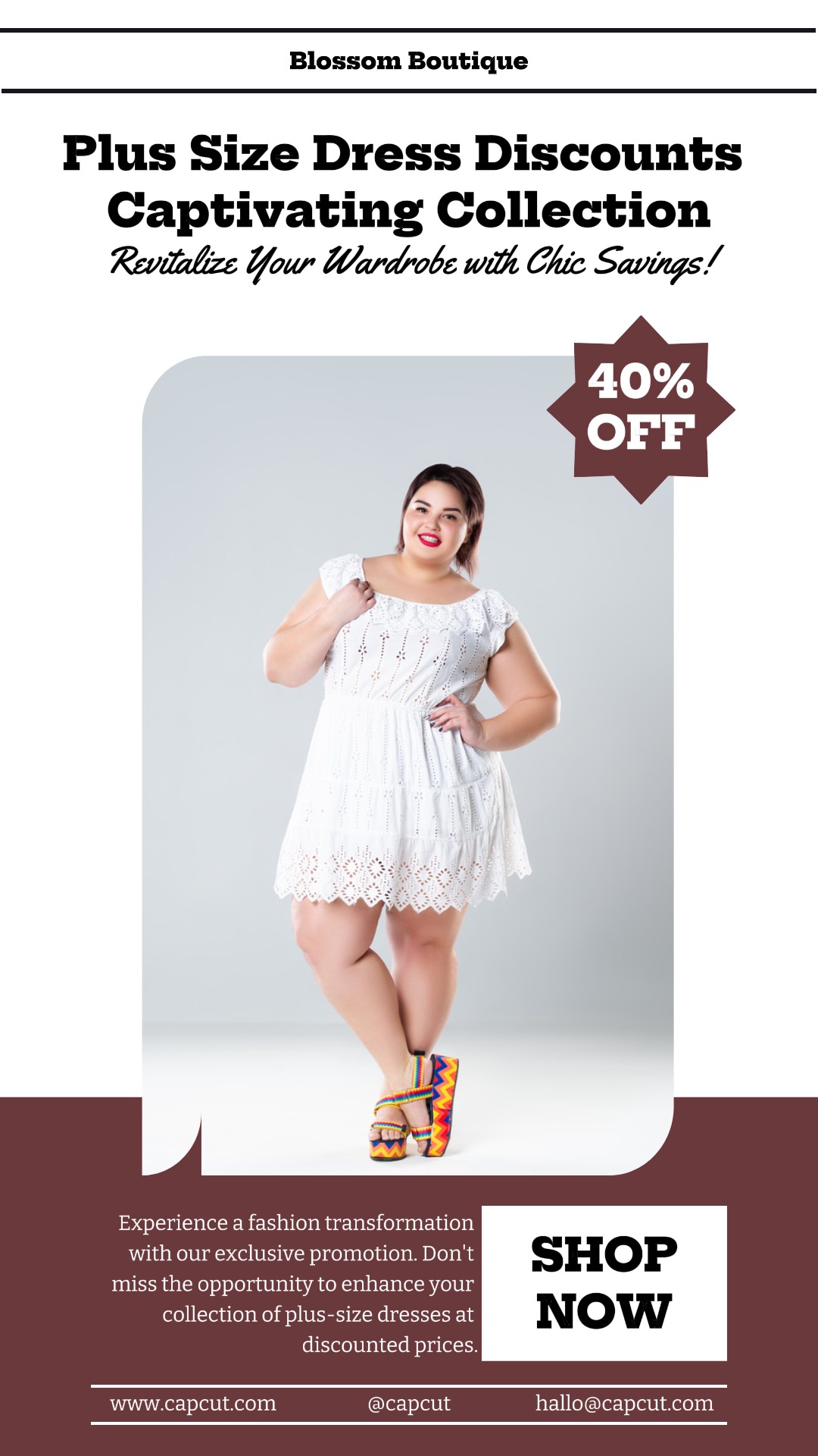 Fashion Plus Size Dress Sales Promotion TikTok