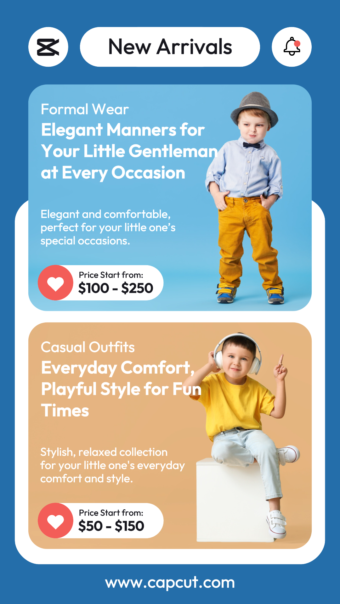 2 Gambar Multi-produk Pakaian Anak-anak Tampilan Produk Kedatangan Baru