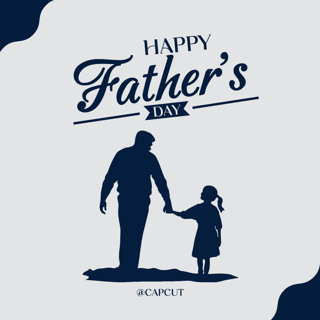 Kreatives Poster zum Vatertag Instagram Post