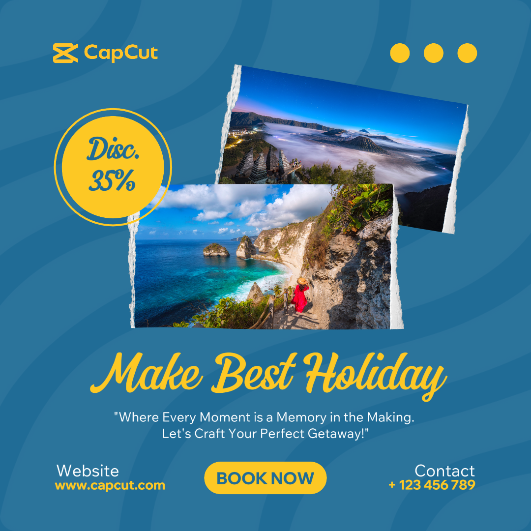 Meilleur post Instagram de vacances de voyage