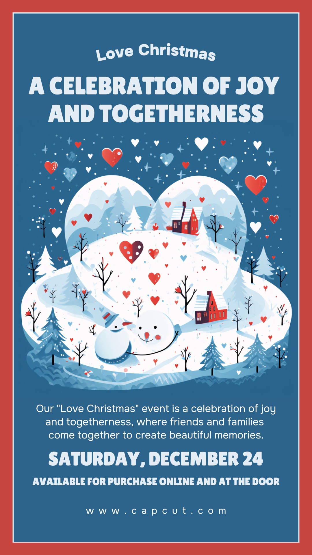 Célébration de Noël Histoire Instagram