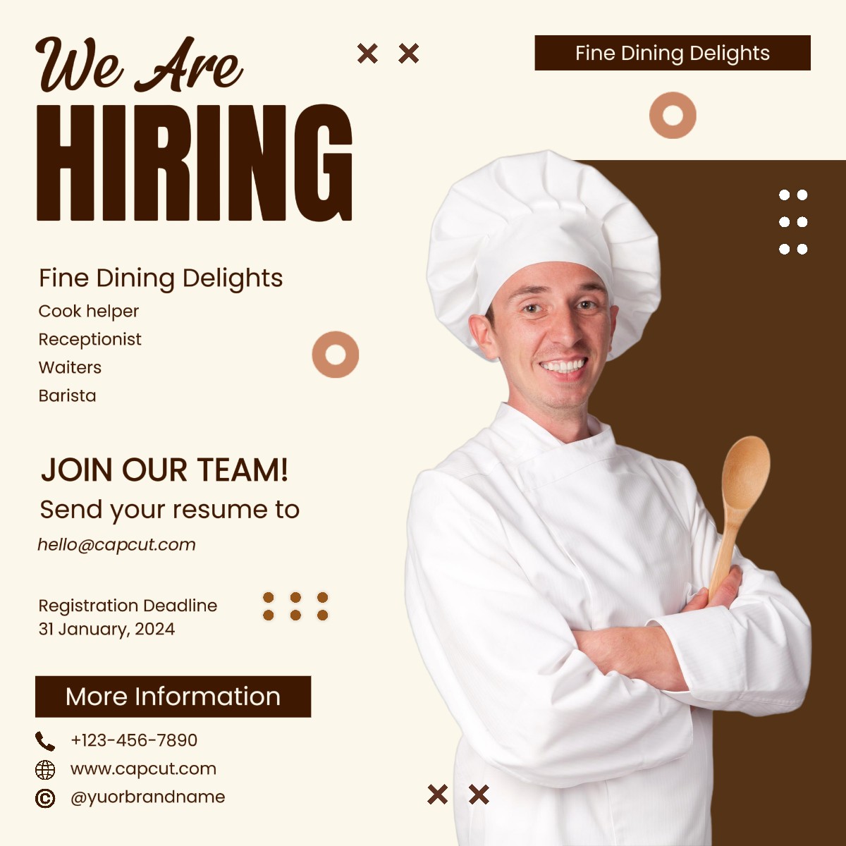 Negócios Contratação Restaurante LinkedIn Post