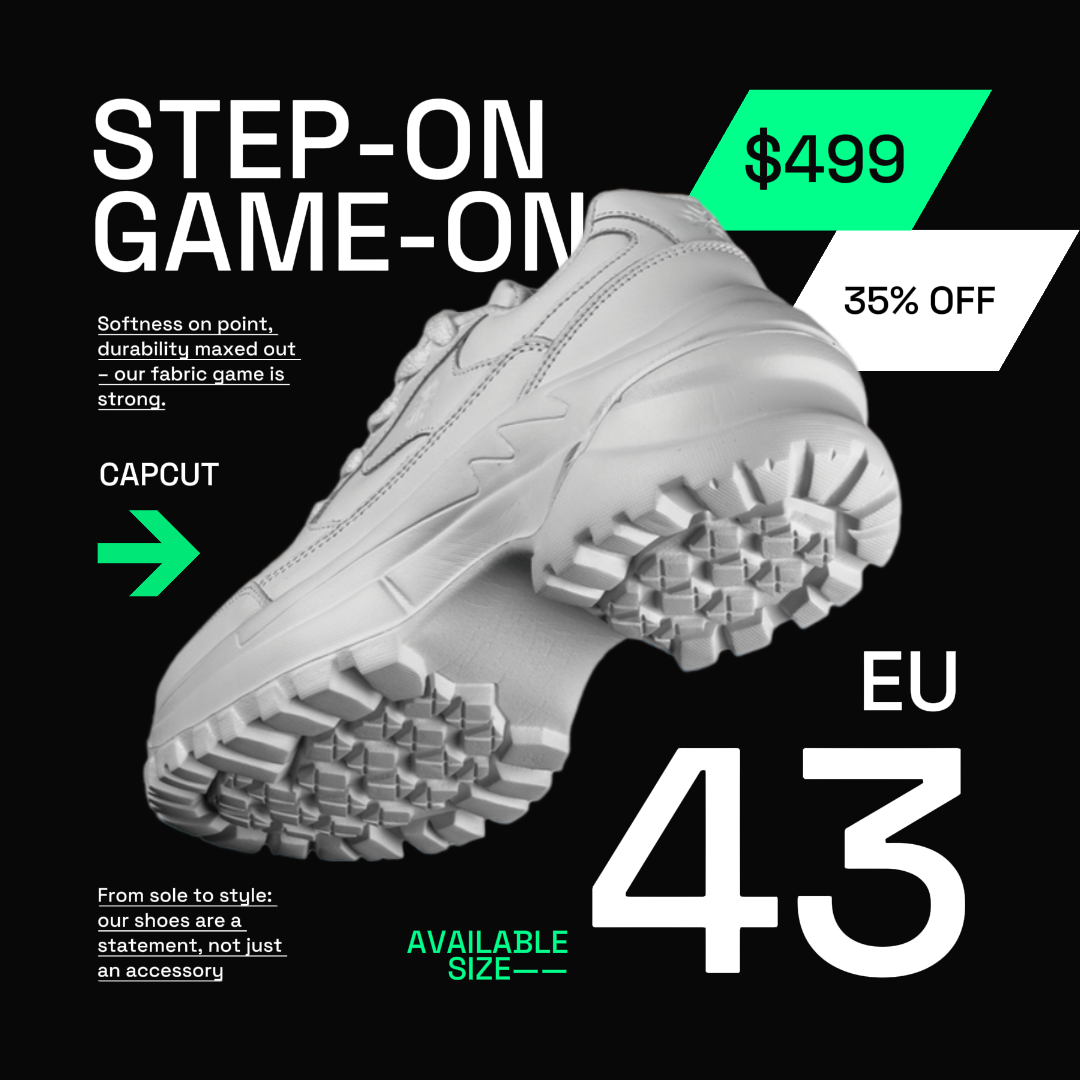 C-commerce Hero Image + Teknologi Sepatu Industri Mode