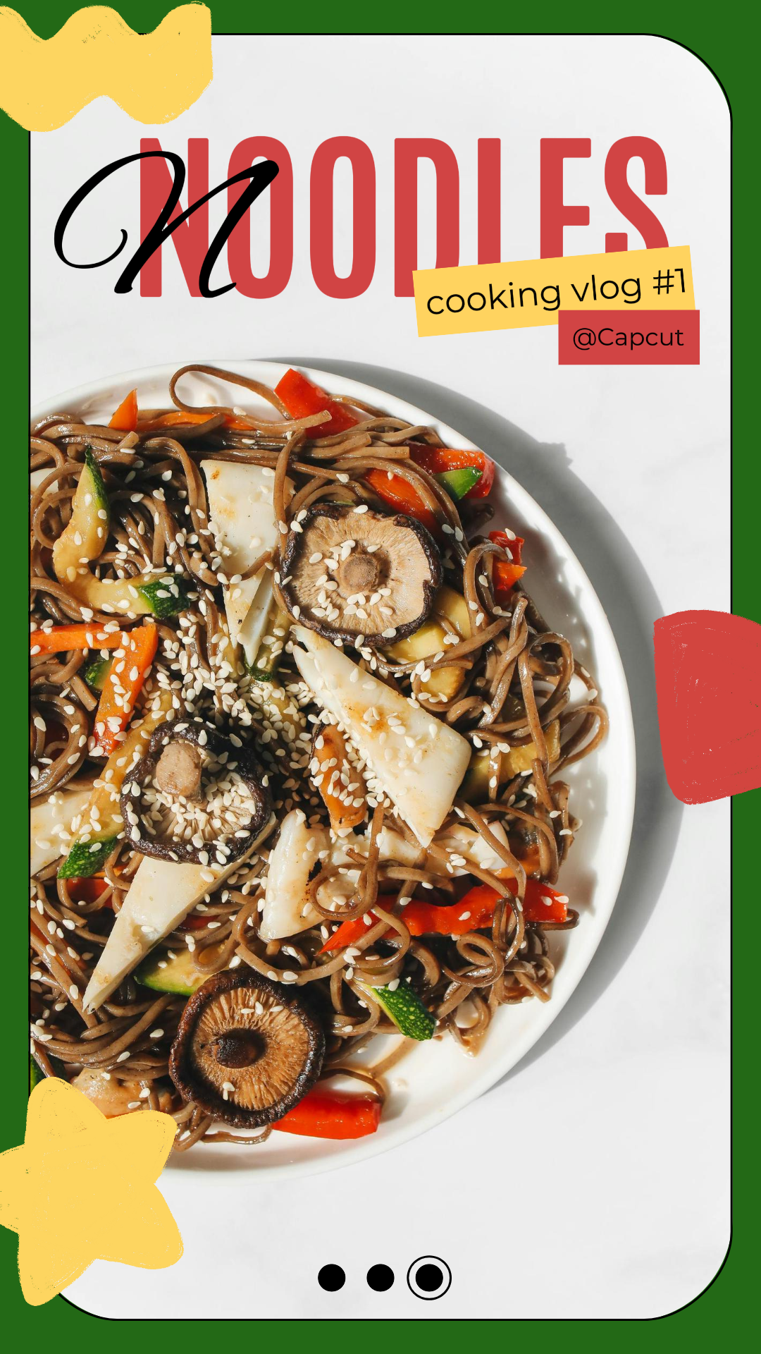 틱톡 썸네일 음식 국수 요리 브이로그