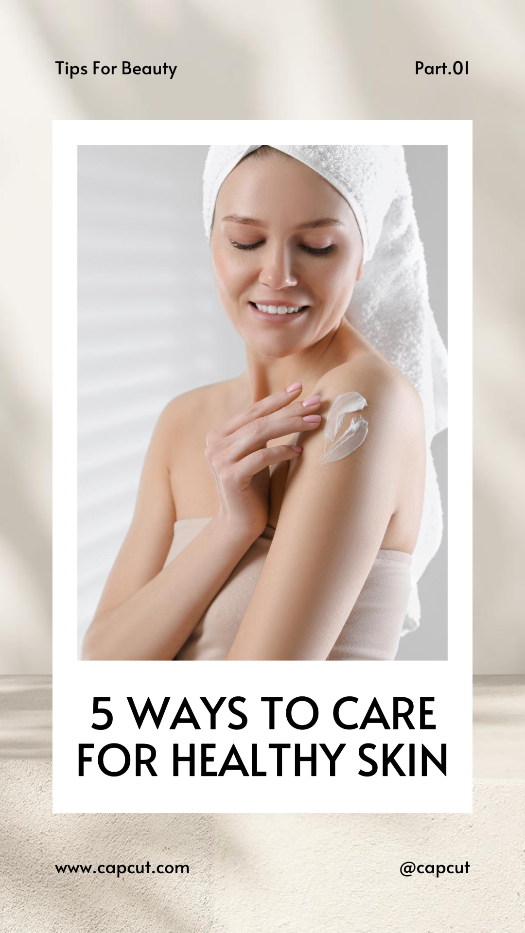 Tiktok Thumbnail Dicas de beleza e cuidados para beleza Tiktok