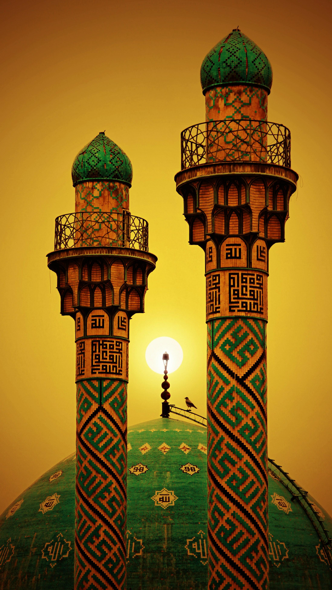 Wallpaper kreatif poster masjid