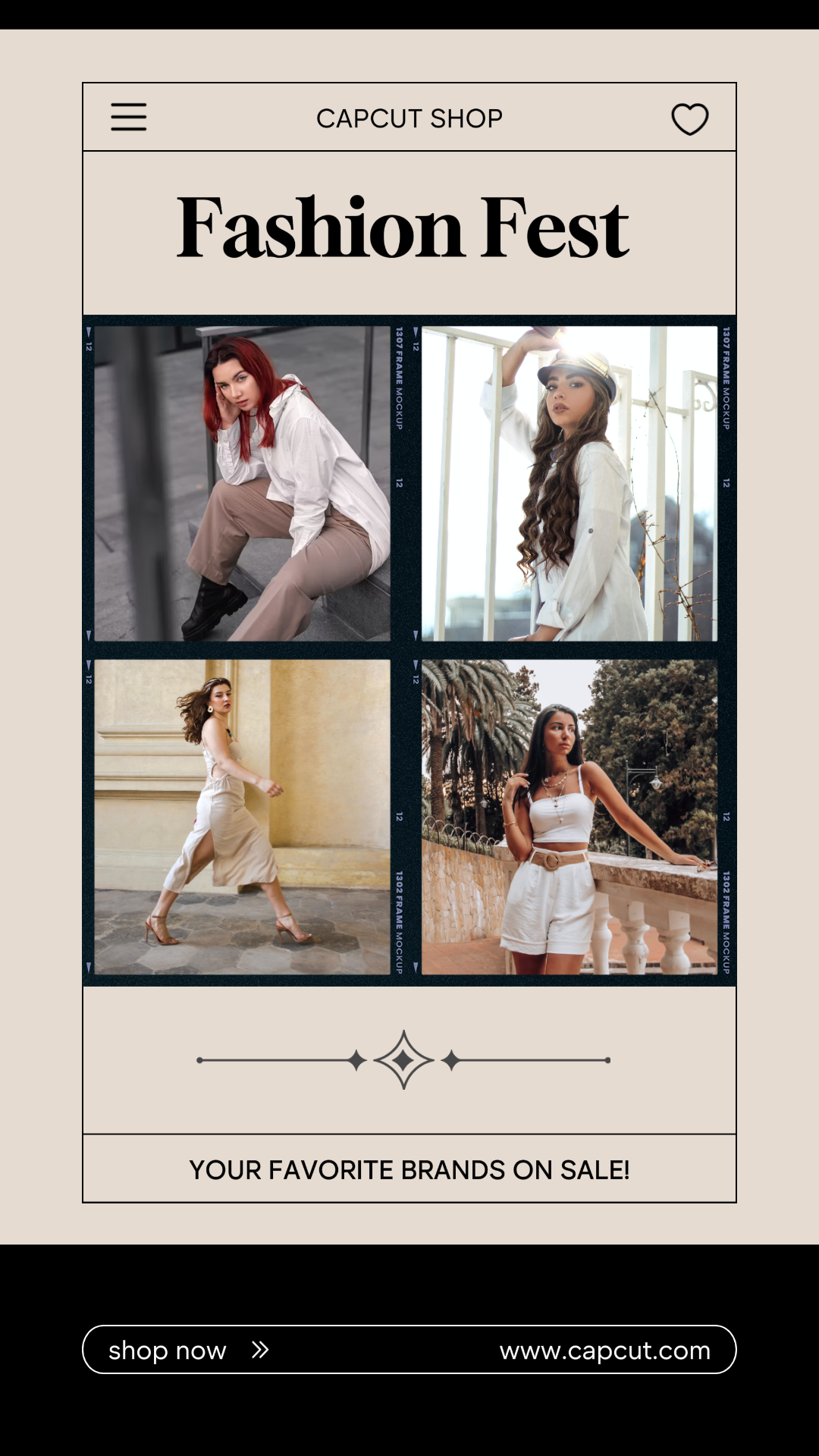 Image Template Poster pemasaran pakaian dan sepatu Instagram Story Minimalis