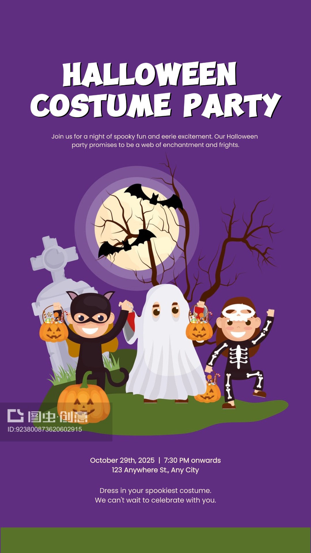 Halloween Kostüm Party Instagram Story