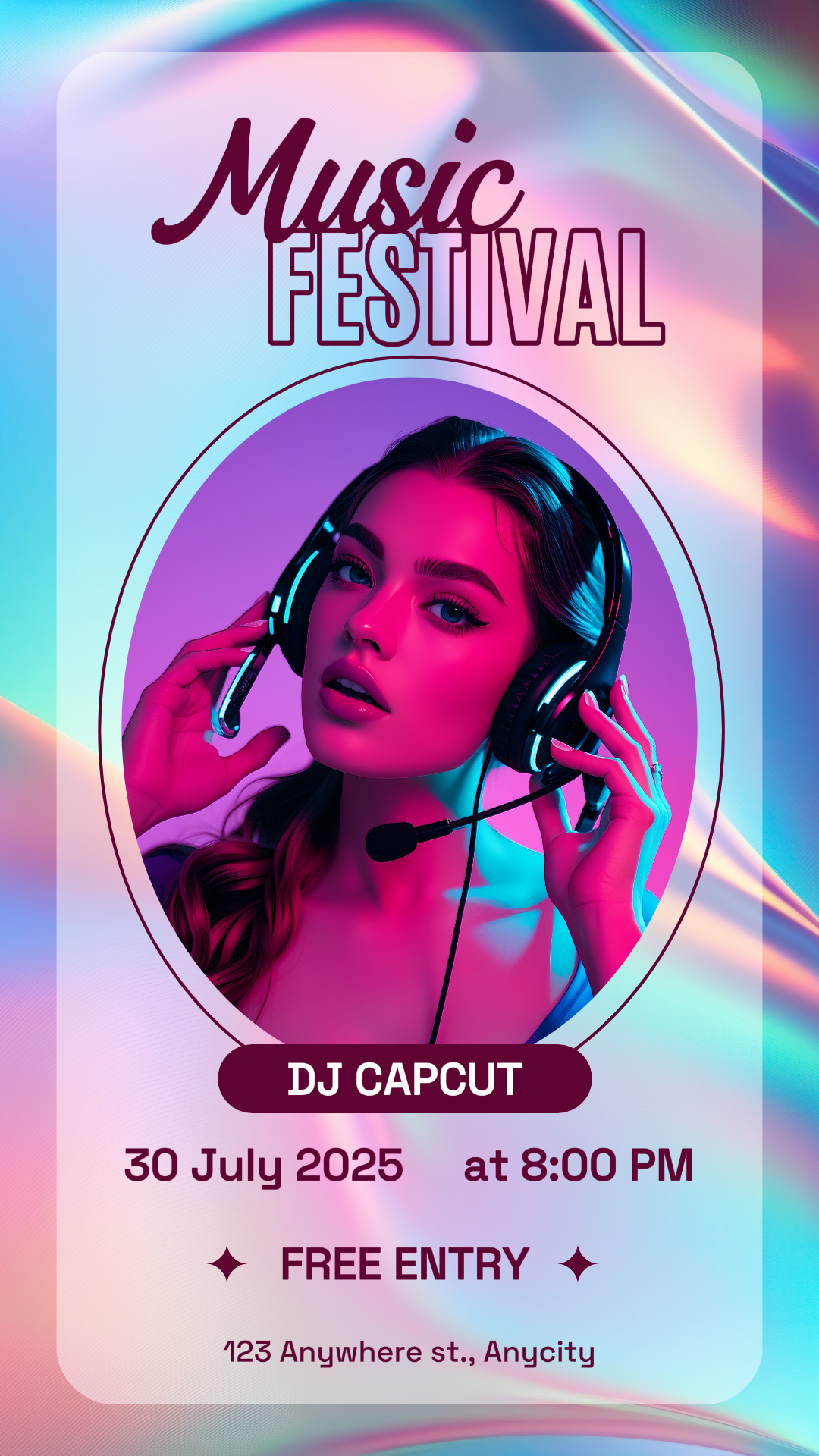 cerita instagram festival musik hiburan