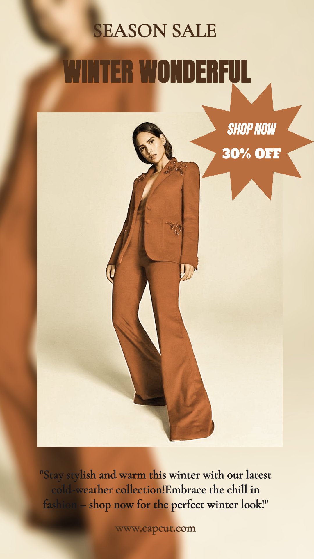 Moda Roupas Promoções Instagram Story Nude