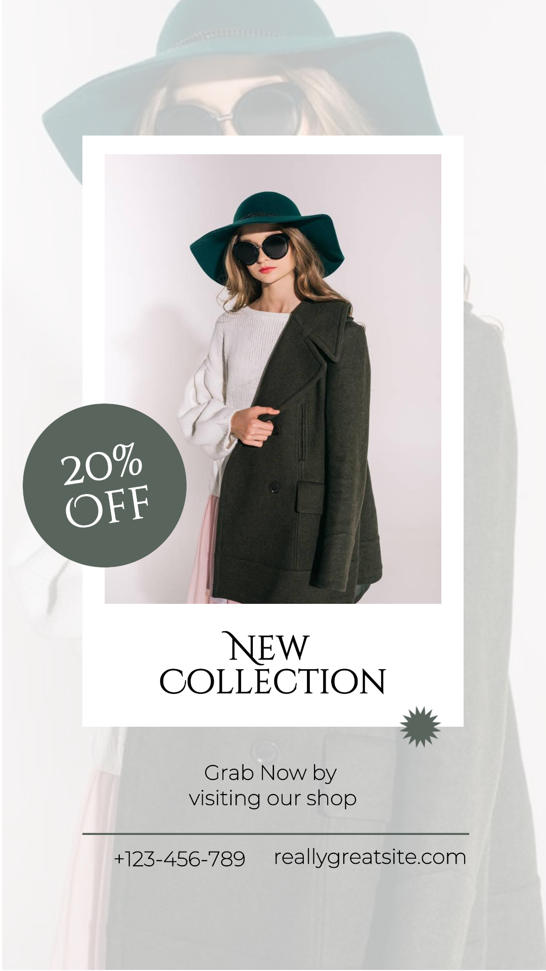 White Green Minimalist Elegant Fashion Industry