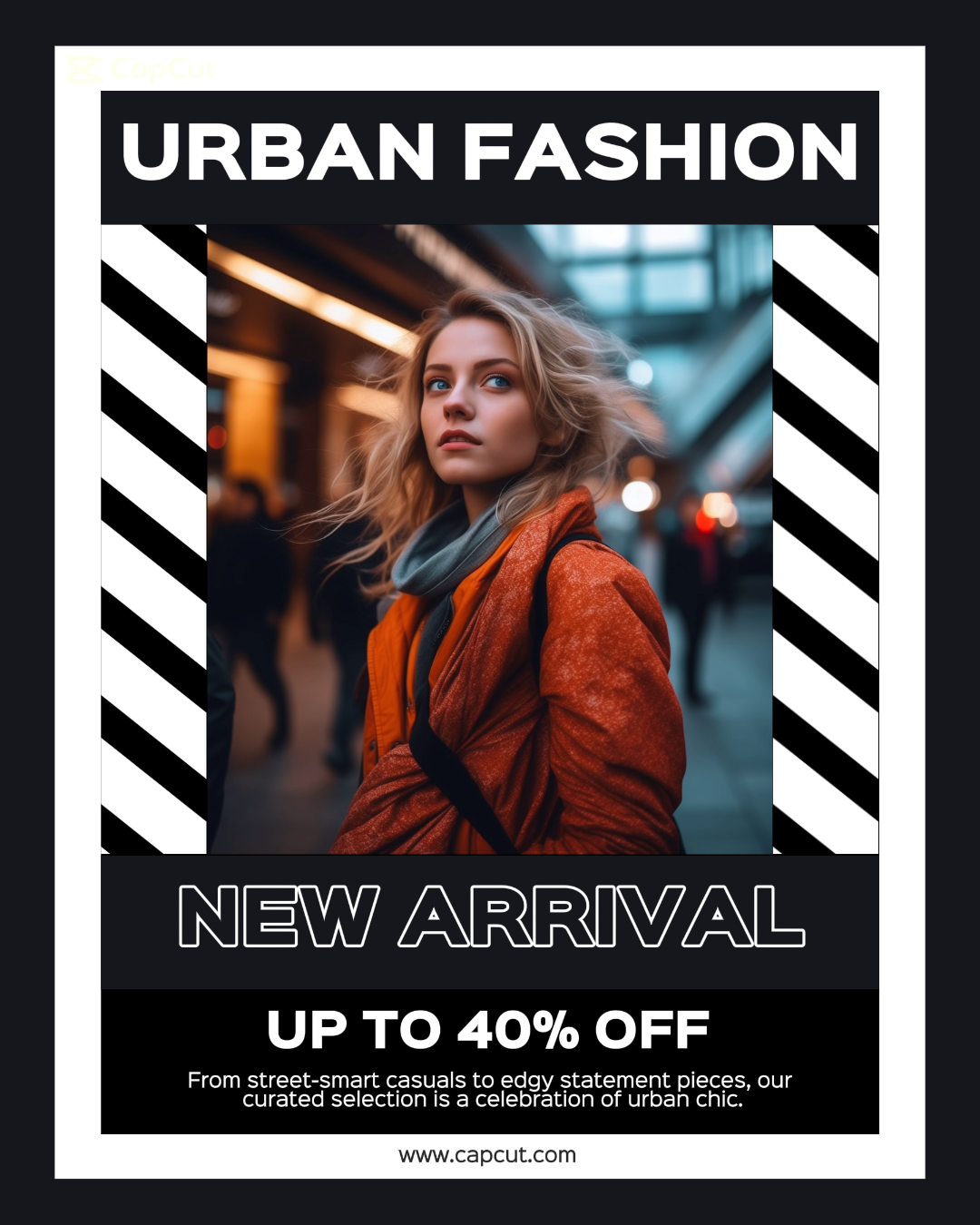 Urban Fashion Sale Promotion Instagram Potrait