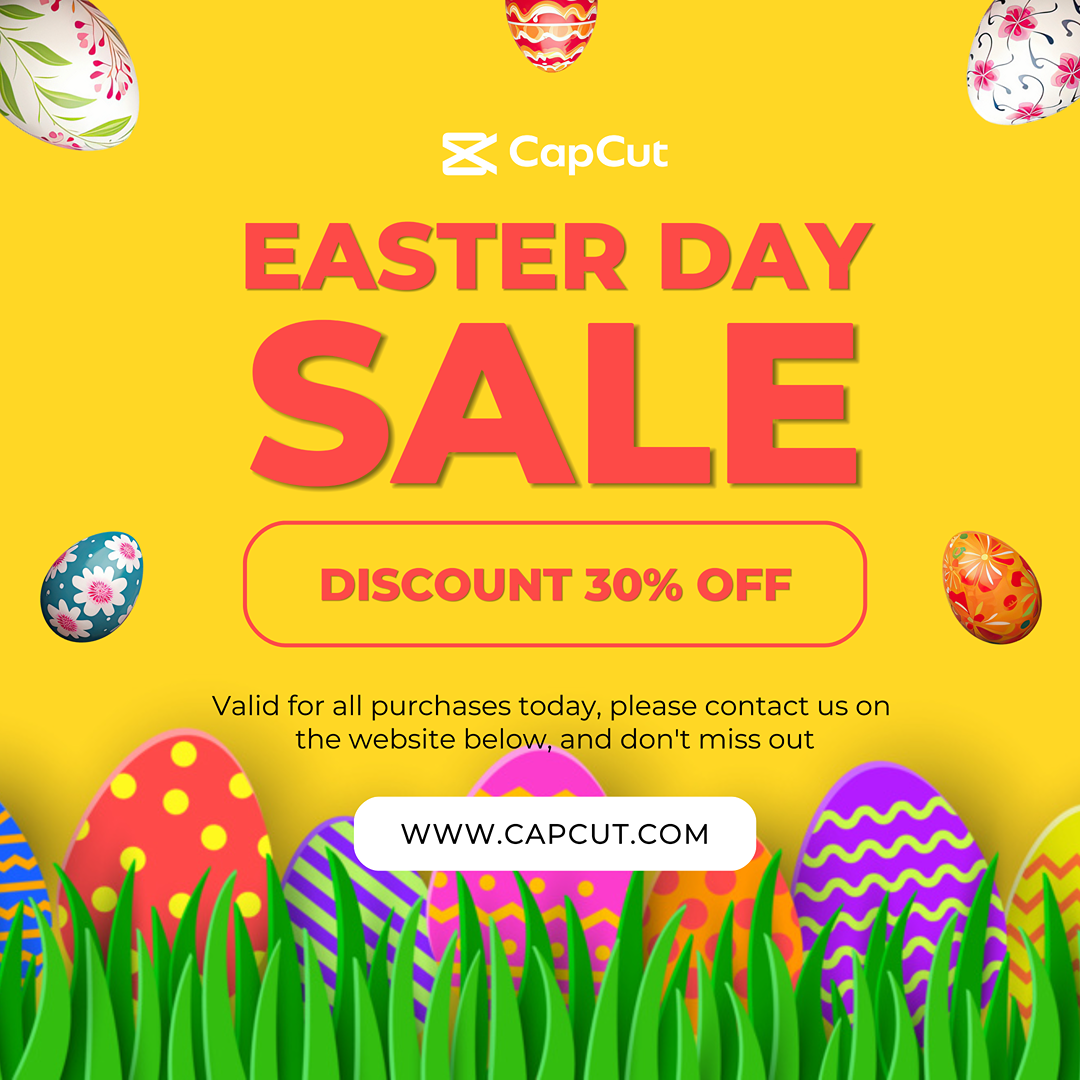 Easter Day E-Commerce Brand Callout Easter Sale