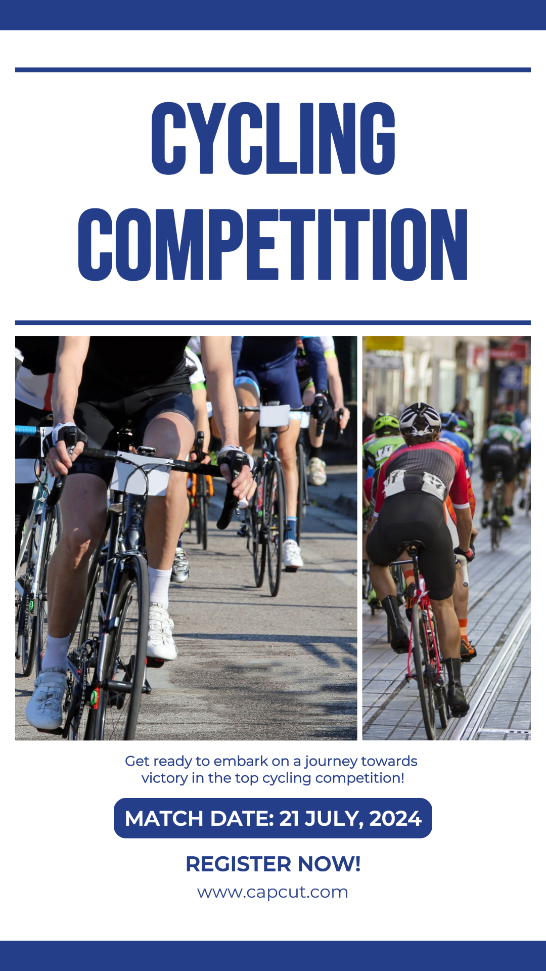 Sports and match Marketing Poster Instagram Story Cycling Competition