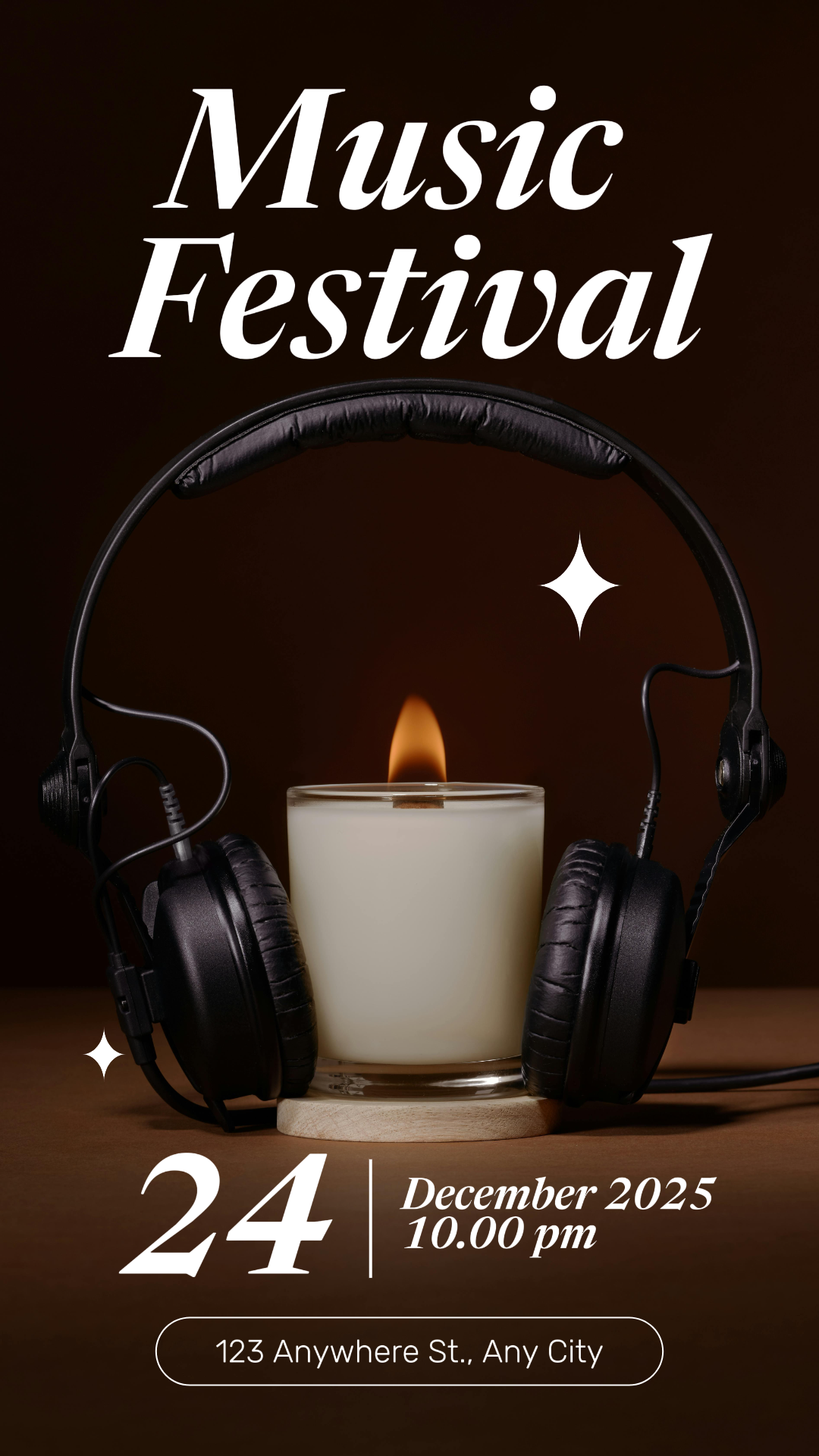 Divertissement Festival de musique Instagram Story Minimalisme