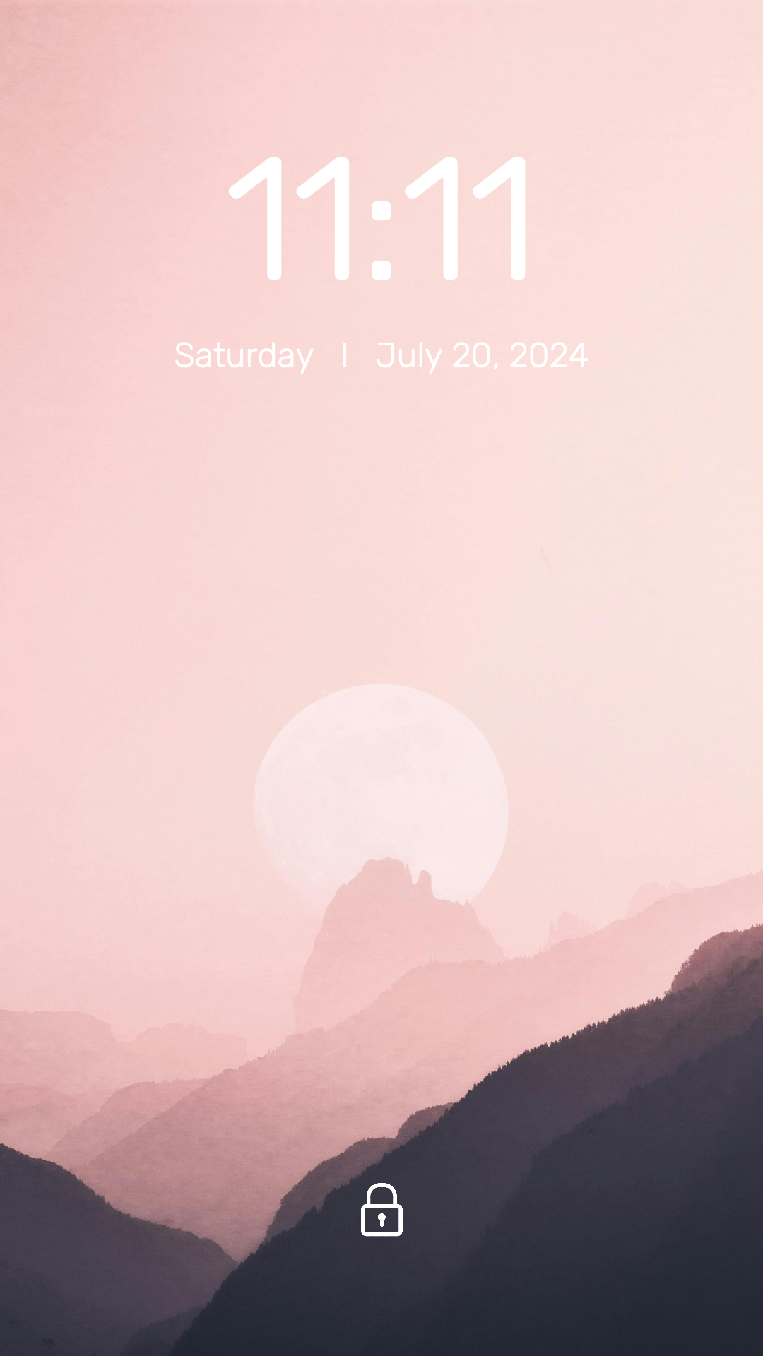 Wallpaper - Home Screen Pink
