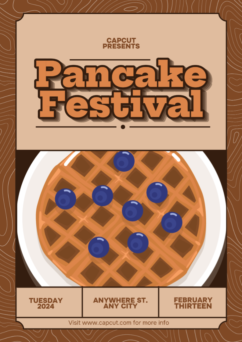 Pancake Day - Anúncio do Pôster do Festival