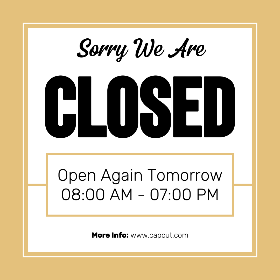 business and office creative poster instagram poster we are close