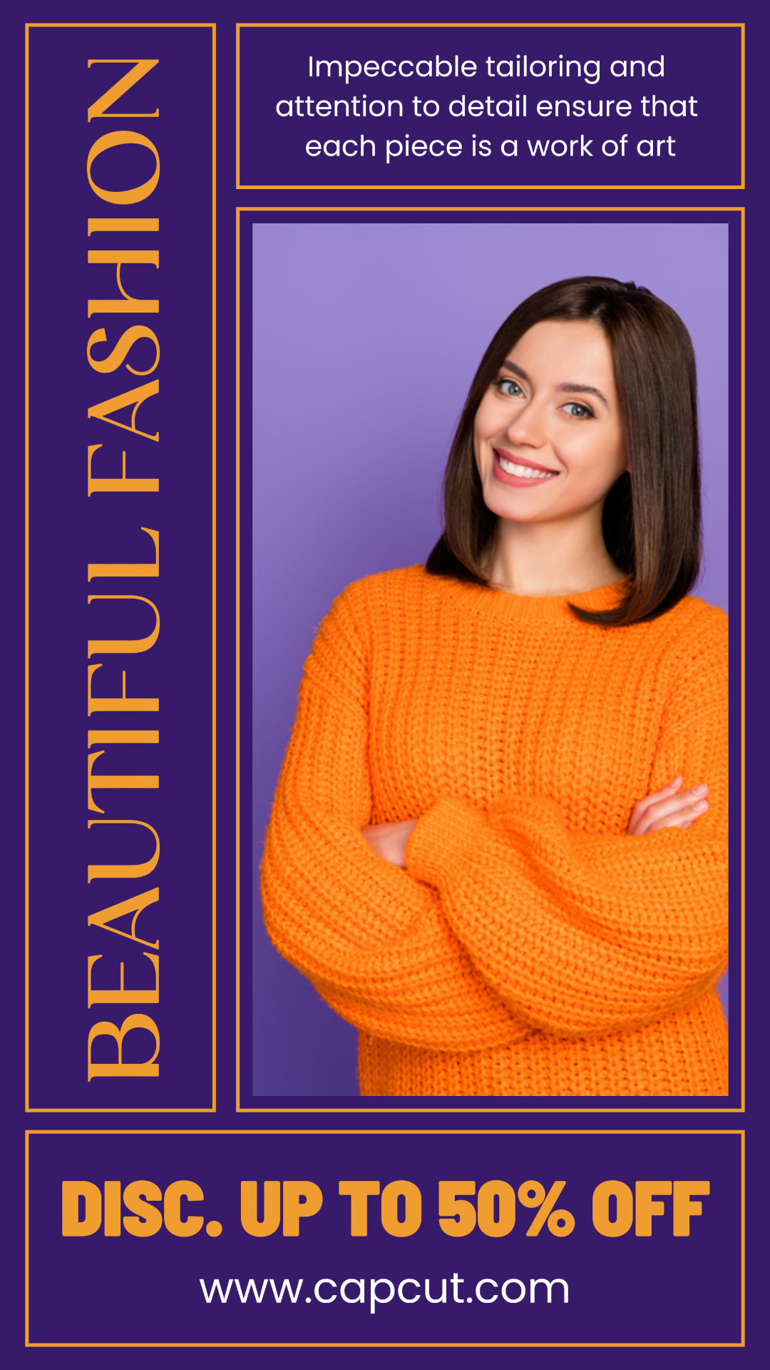 Belle histoire Instagram de promotion de la mode