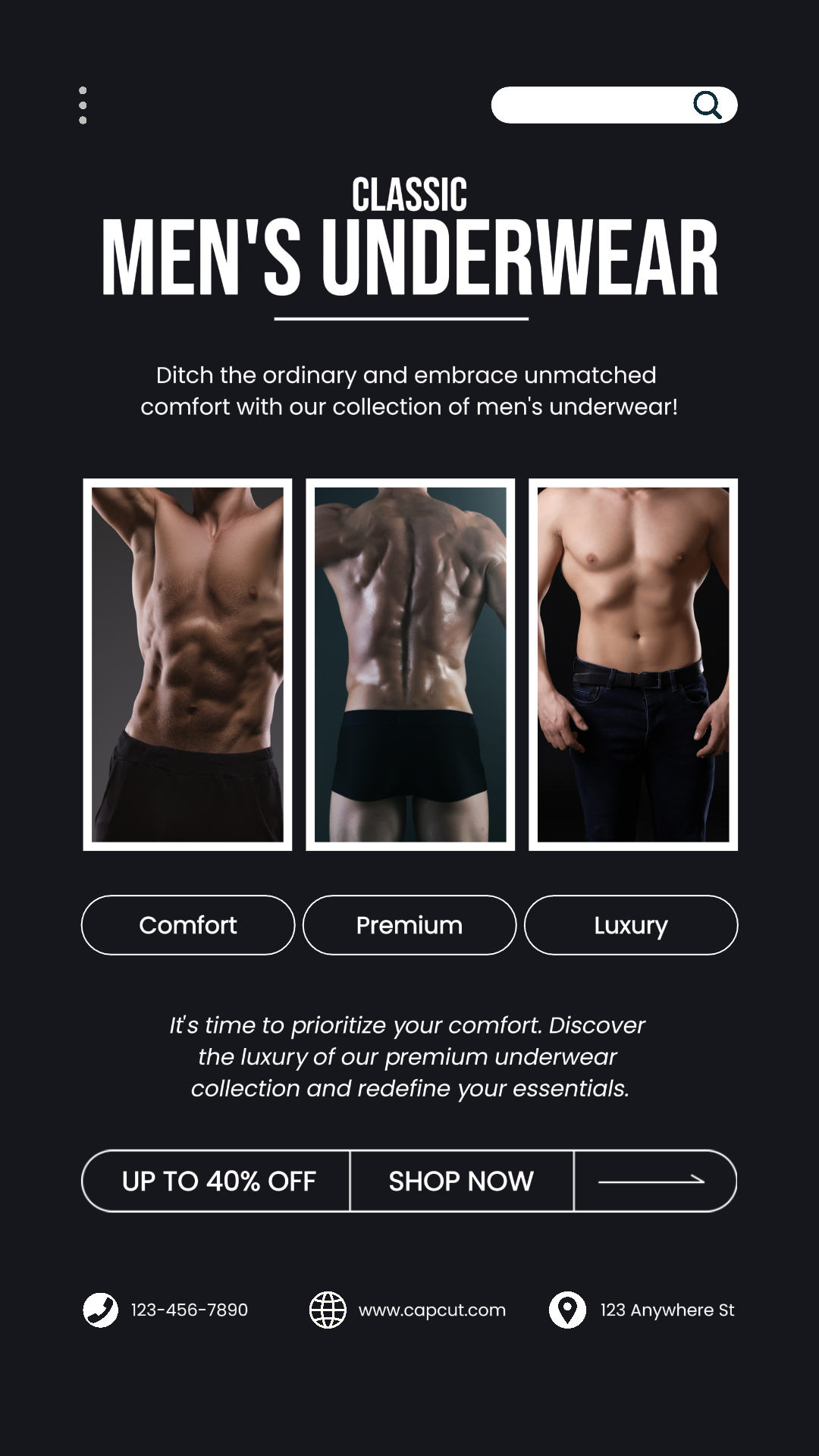 Venta De Ropa Interior Hombre - Historia De Instagram