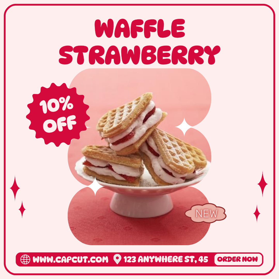 Pôster de marketing de alimentos e bebidas IG Encomende agora