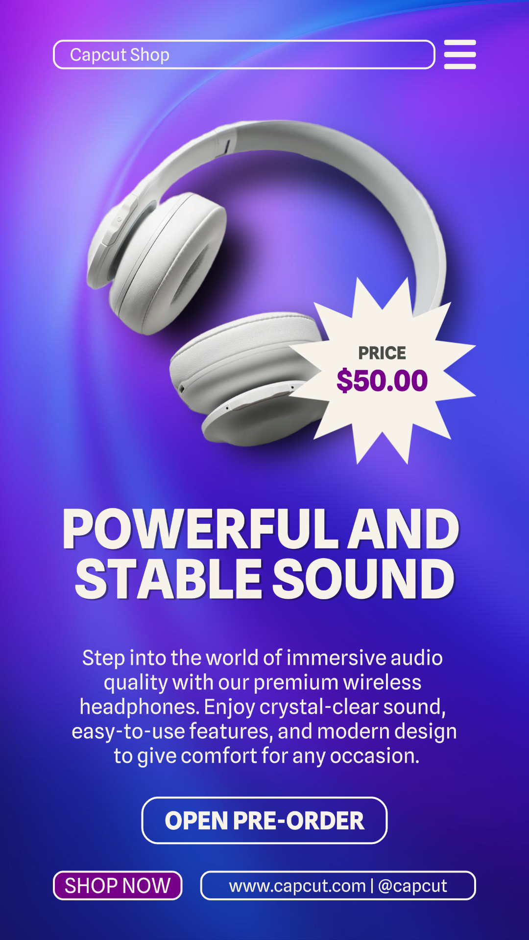 capcut template cover