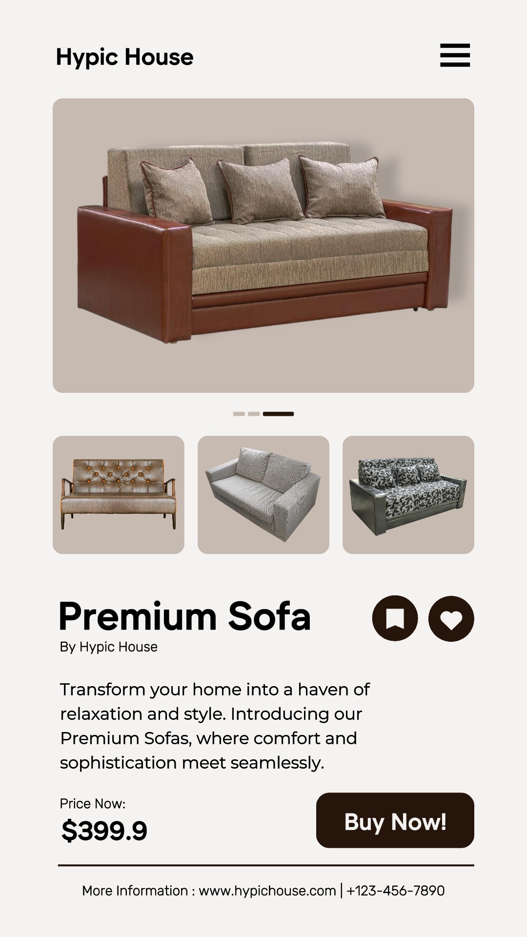 Premium-Sofa-Promotion Instagram Story