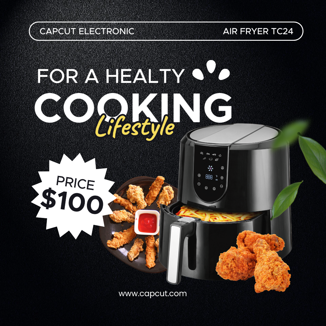 Electronic Air Fryer Promotion Instagram Post