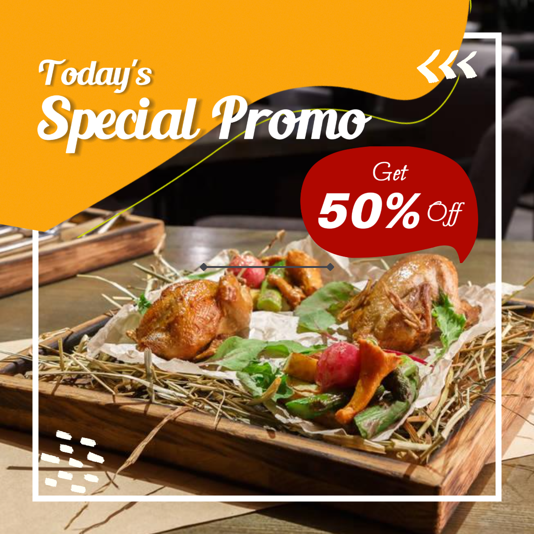 Today's Special Promo Food For Instagram Feed