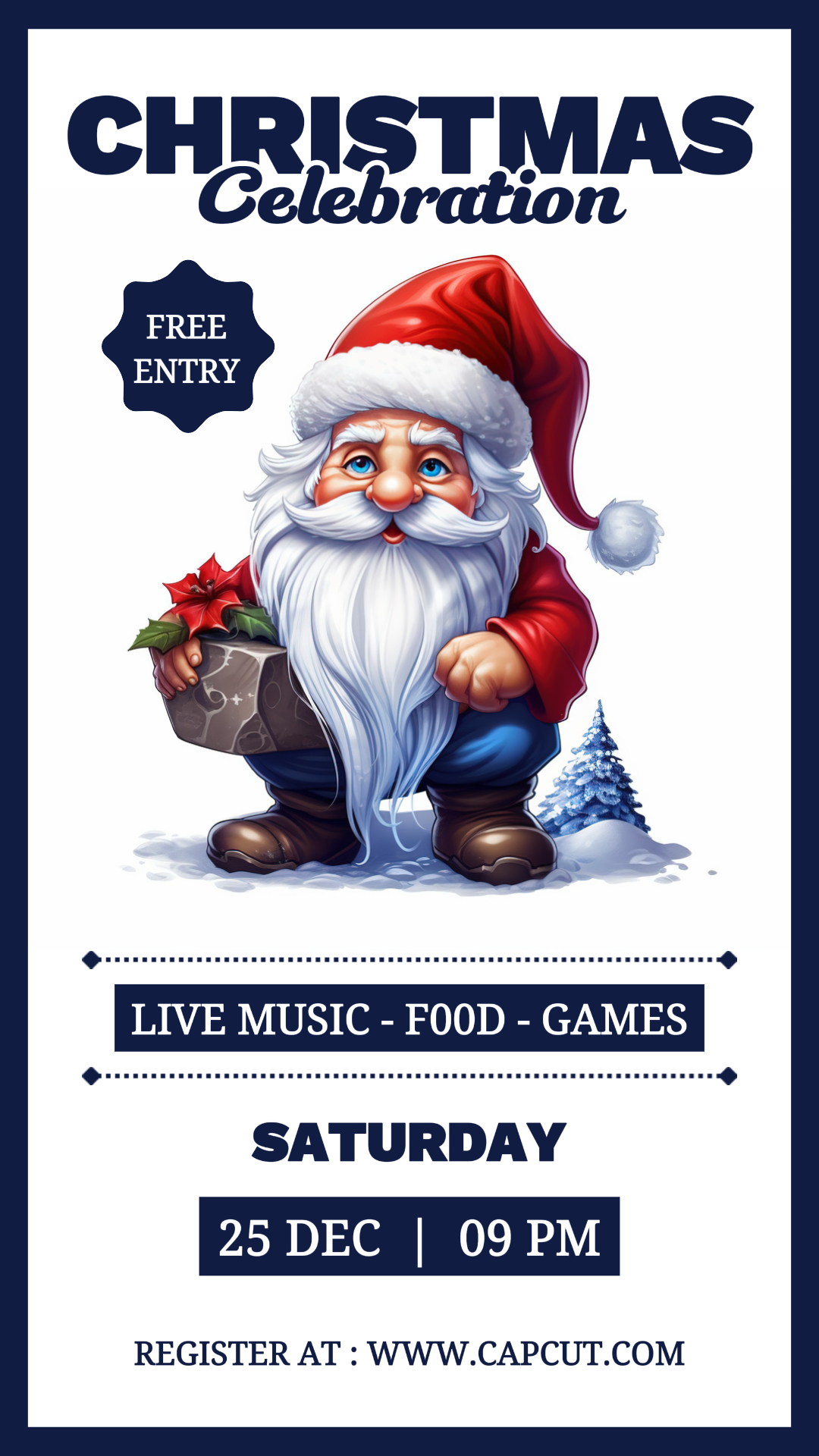 Undangan Perayaan Natal Kisah Instagram