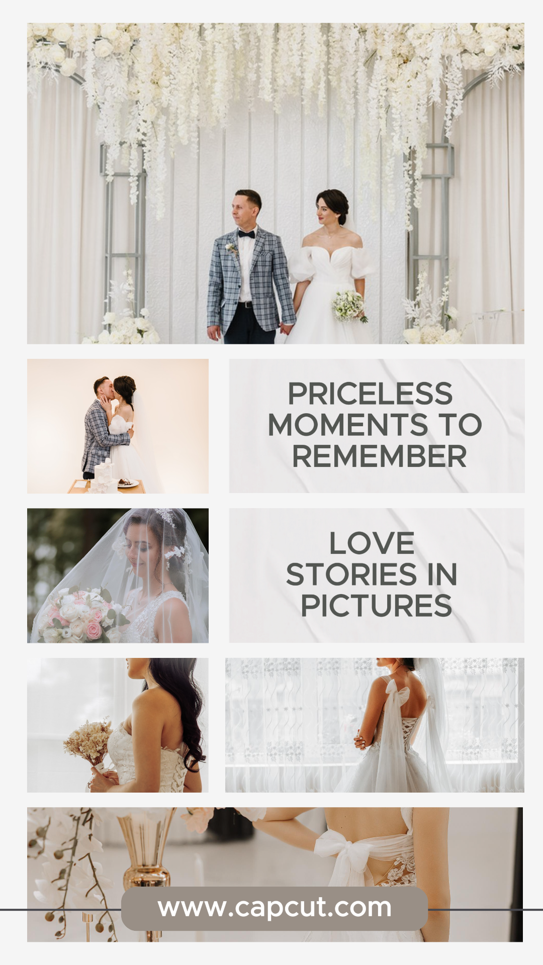 Affiche créative de collage minimaliste album photo personnel gris, histoire Instagram