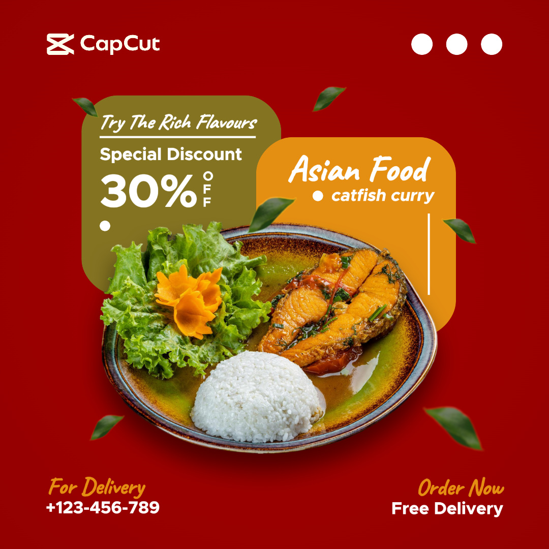 Special Food Menu Curry Instagram Post Asian Food