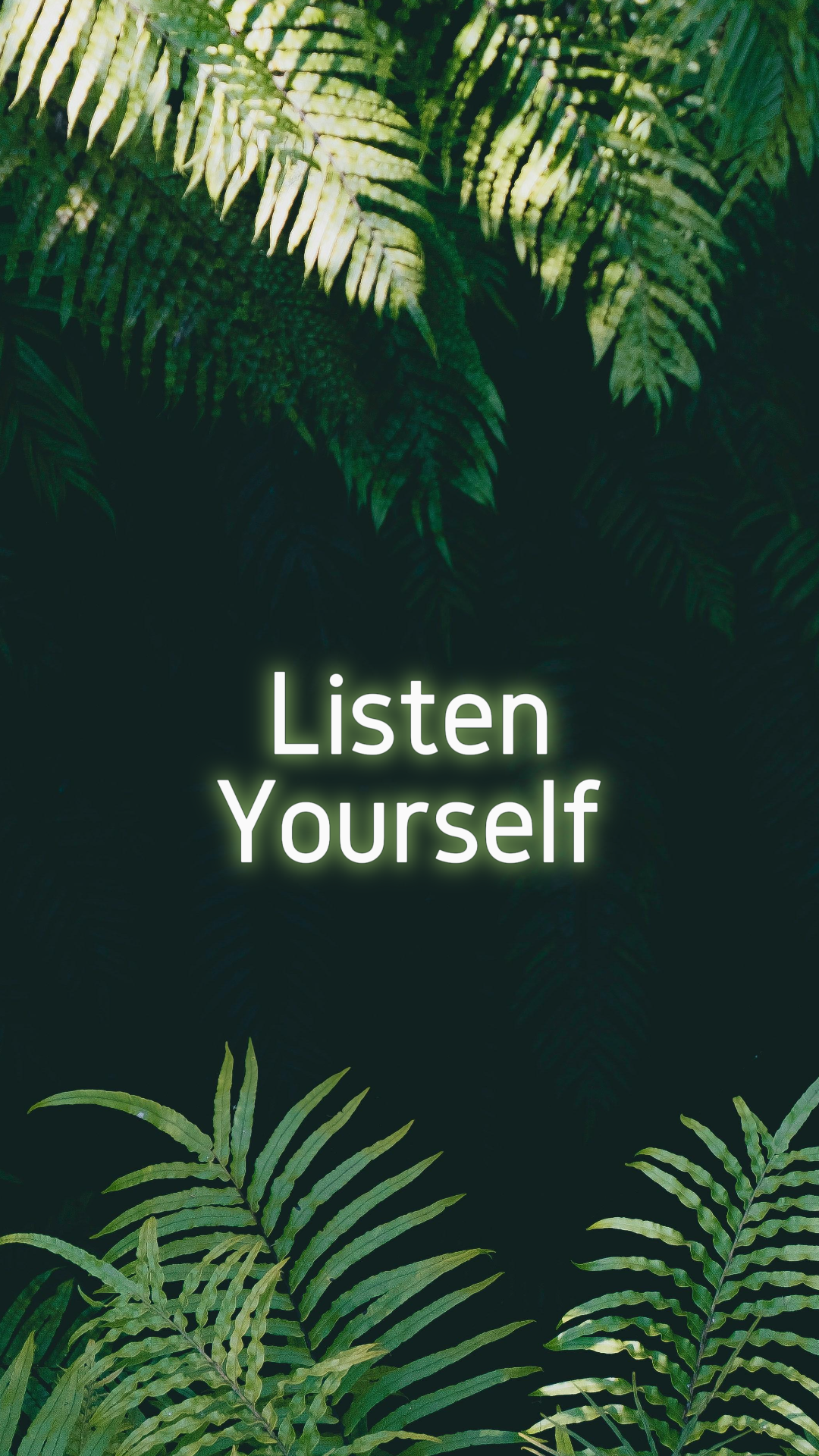 Tapete kreatives Poster Wald