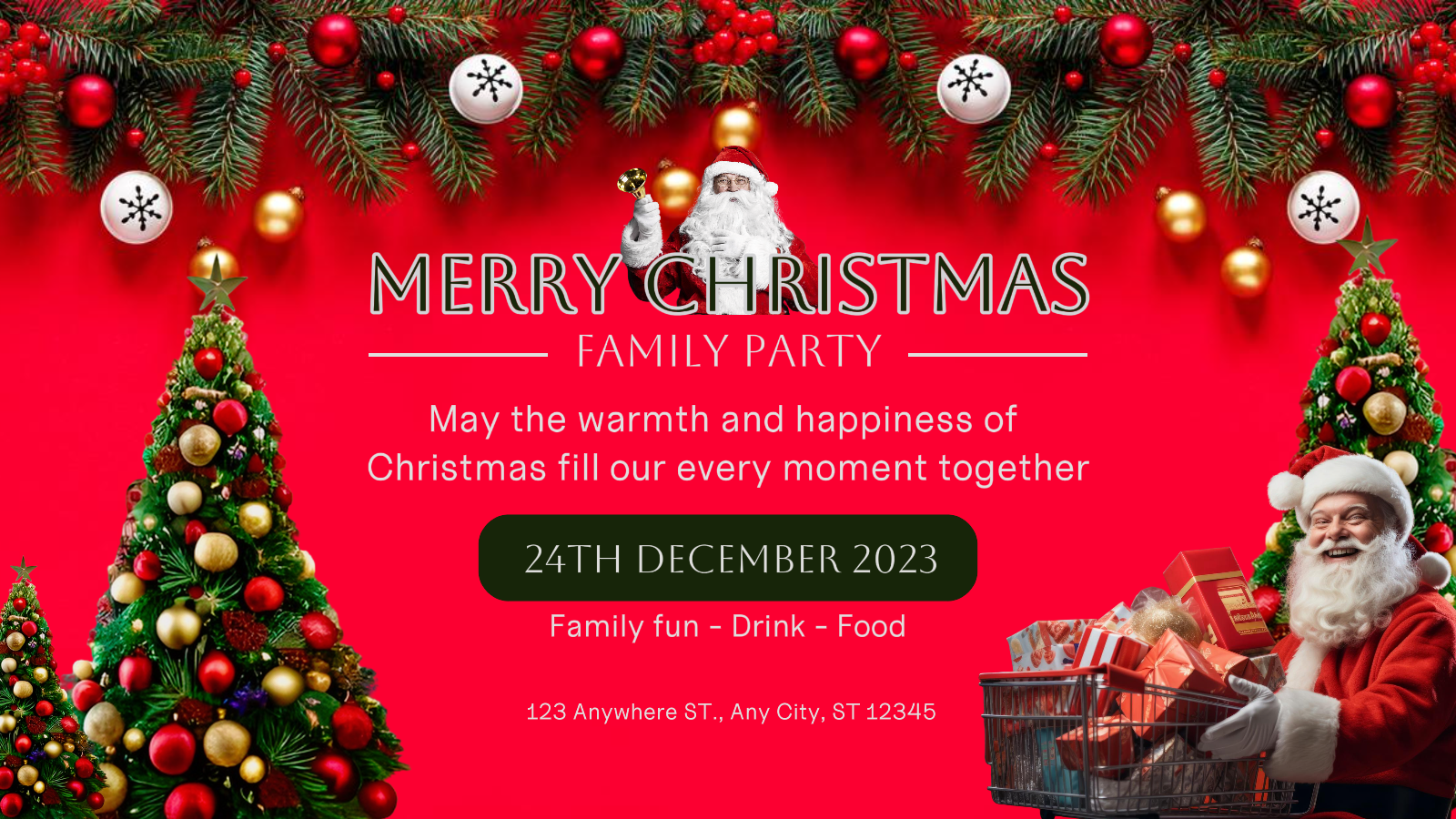 Selamat Natal Pesta Twitter Post