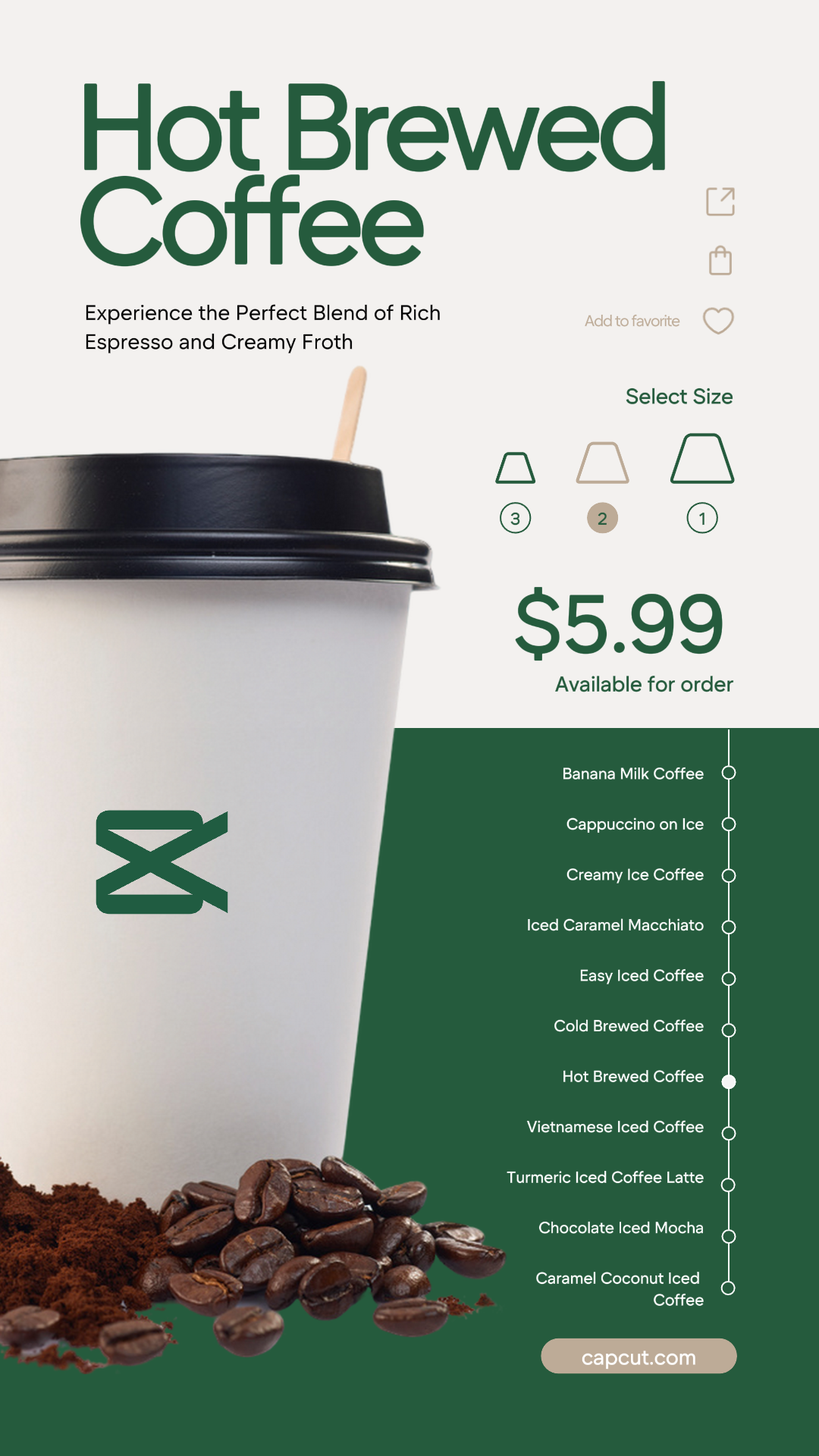 Produk Promosi Poster Pemasaran Makanan & Minuman