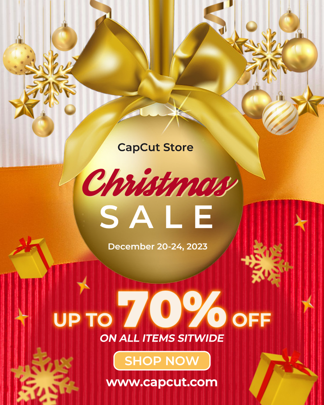 Template Penjualan Natal