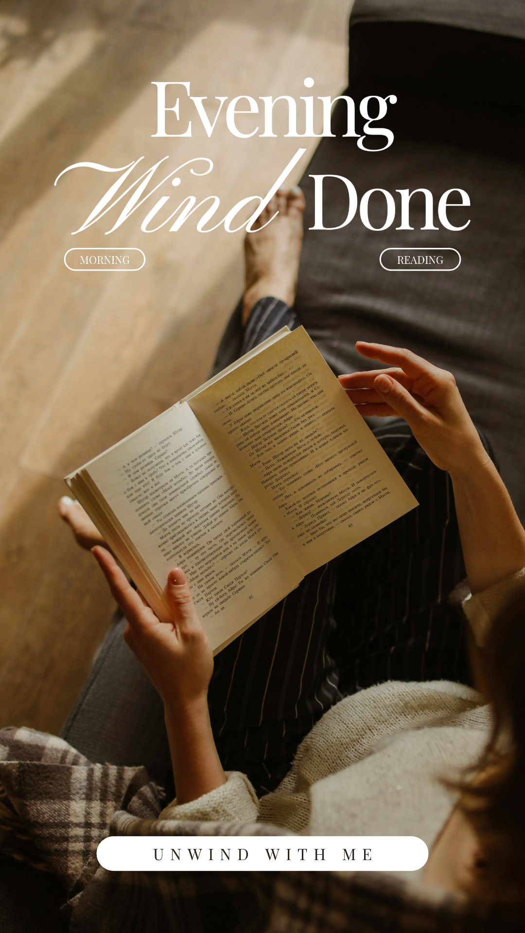 Tiktok thumbnail Daily Vlog Evening Reading