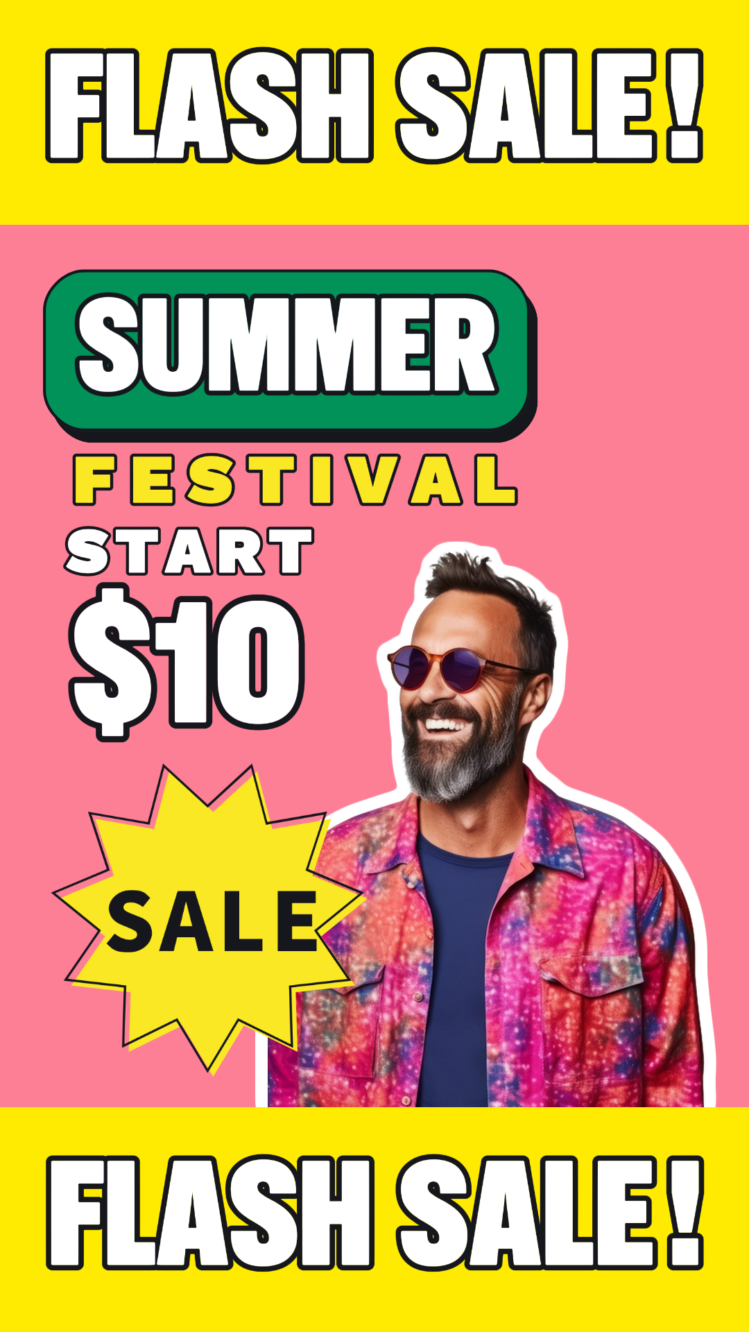 Clothing Marketing Poster Instagram Story Discount