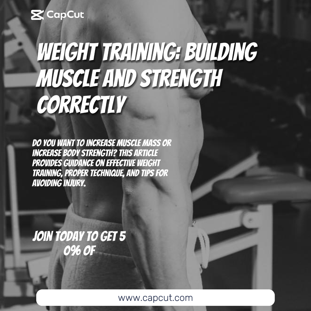 Entrenamiento y fitness - Comercialización del entrenamiento con pesas: Construyendo músculo y fuerza correctamente