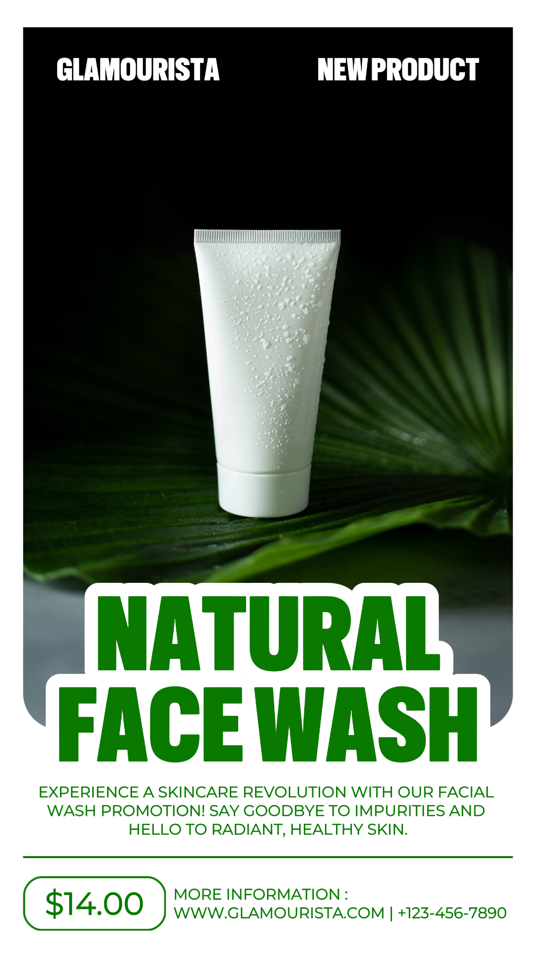 New Fash Wash Skincare Product Promotion Instagram Story