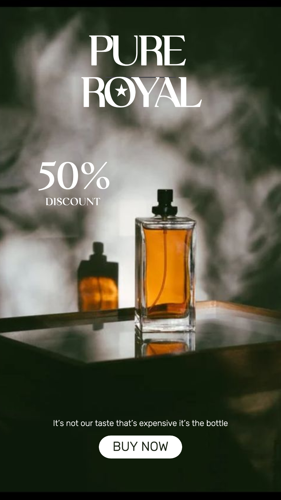 Beauté et soins personnels - pur parfum royal - Instagram Story