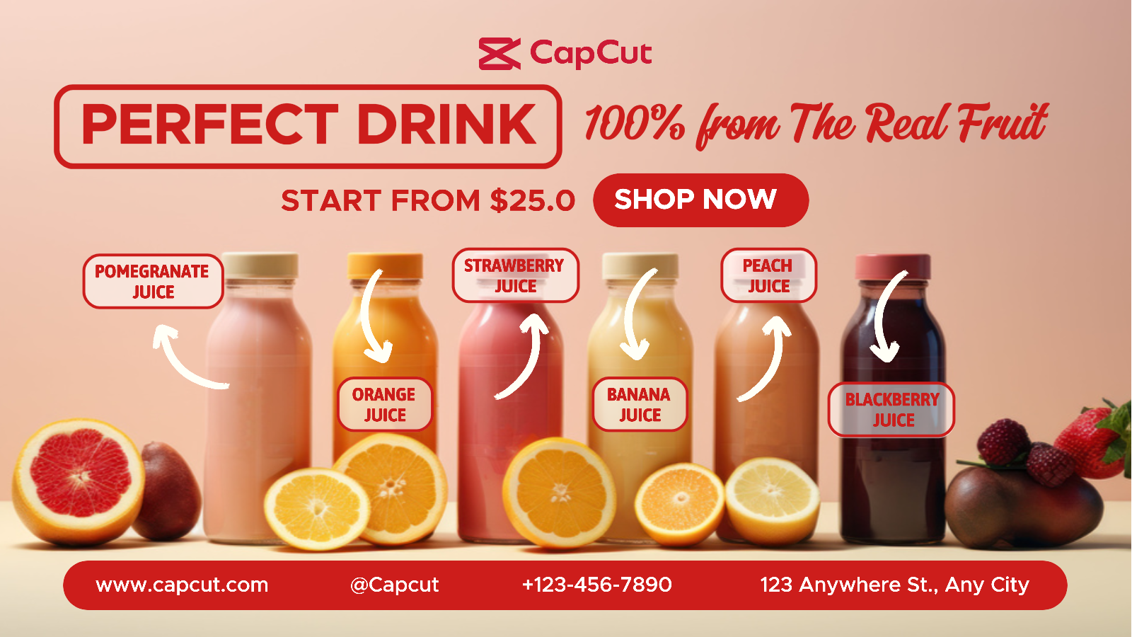 Promoção de suco Twitter Post