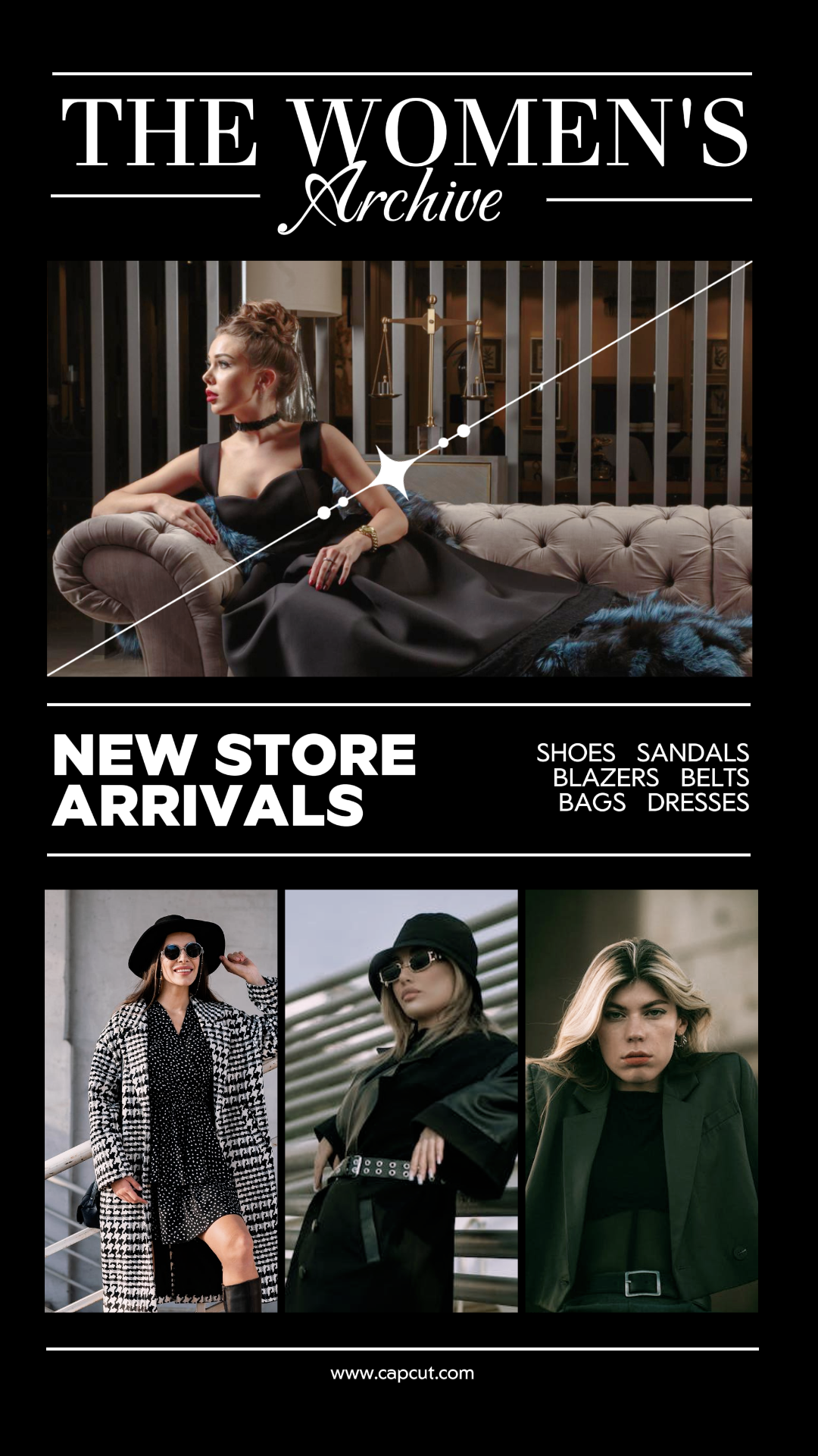 Affiche de 4 photos - Mode féminine